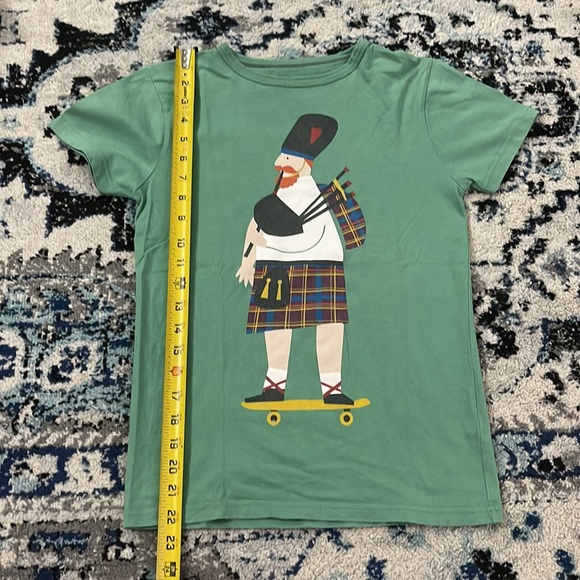 ⛔️SOLD⛔️ Mini Boden Youth Green Tee sz 9-10Y - Picture 5 of 7